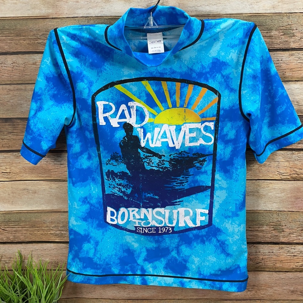 Swim Shirt/Rash Guard Boys Size 8-10